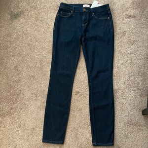 Loft Dark Wash Skinny Jeans- Size 2
